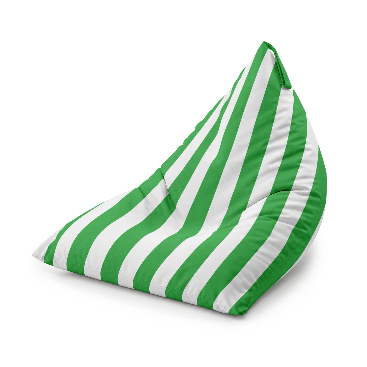 Pufa Pillow XL OXFORD Paski Kolorowe Zielony