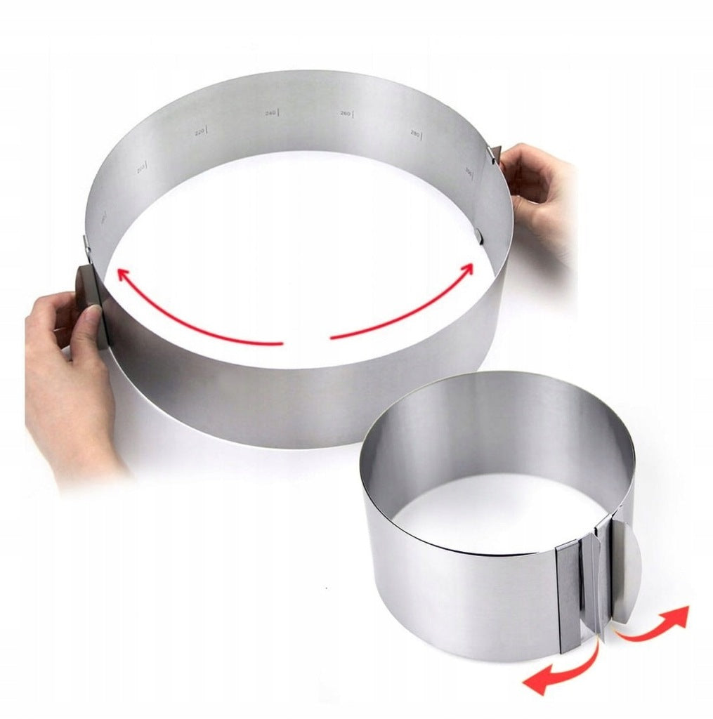 Rant do tortu regulowany tortownica 15cm