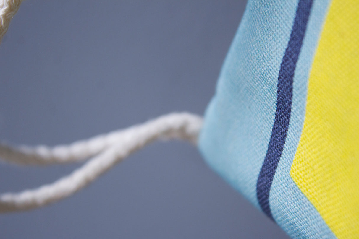 Plecak worek bawełniany z nadrukiem Robot Żółty