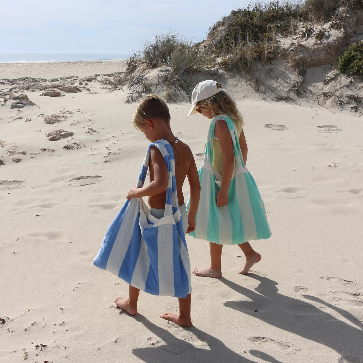 Torba ręcznik 2w1 Pomarańczowa 87x150cm