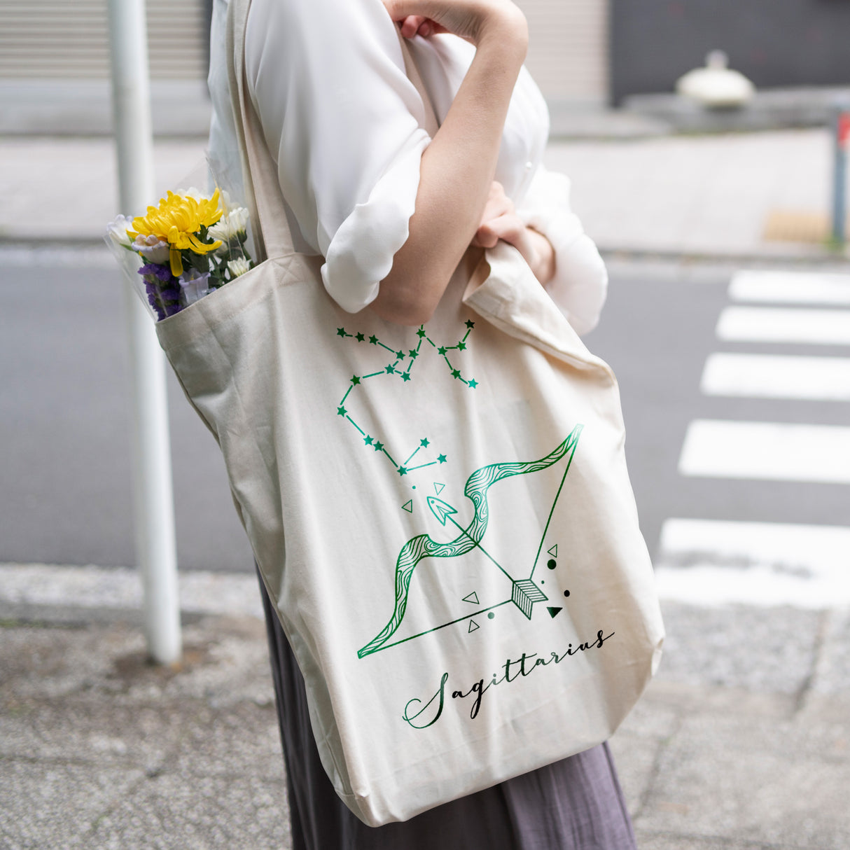 Torba bawełniana z nadrukiem Ecru STRZELEC