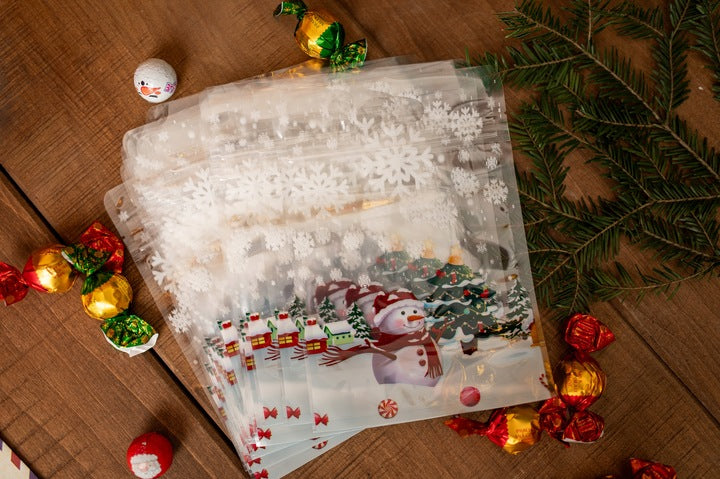 Woreczki celofanowe z zamknięciem Bałwan