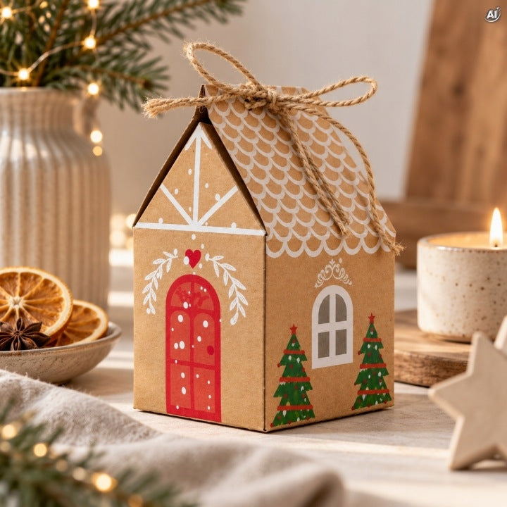Calendar de advent 3D House într-o cutie