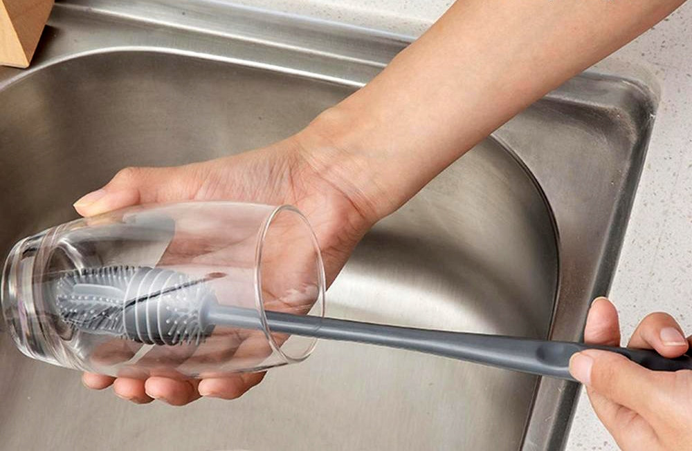 Szczotka silikonowa Do Mycia Szklanek Butelek MYJKA