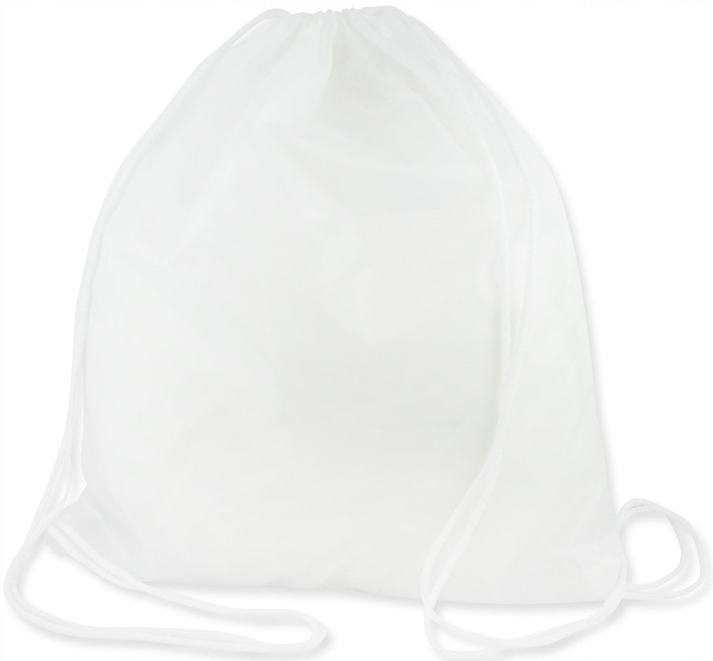 Plecak worek poliestrowy 34x40cm Biały