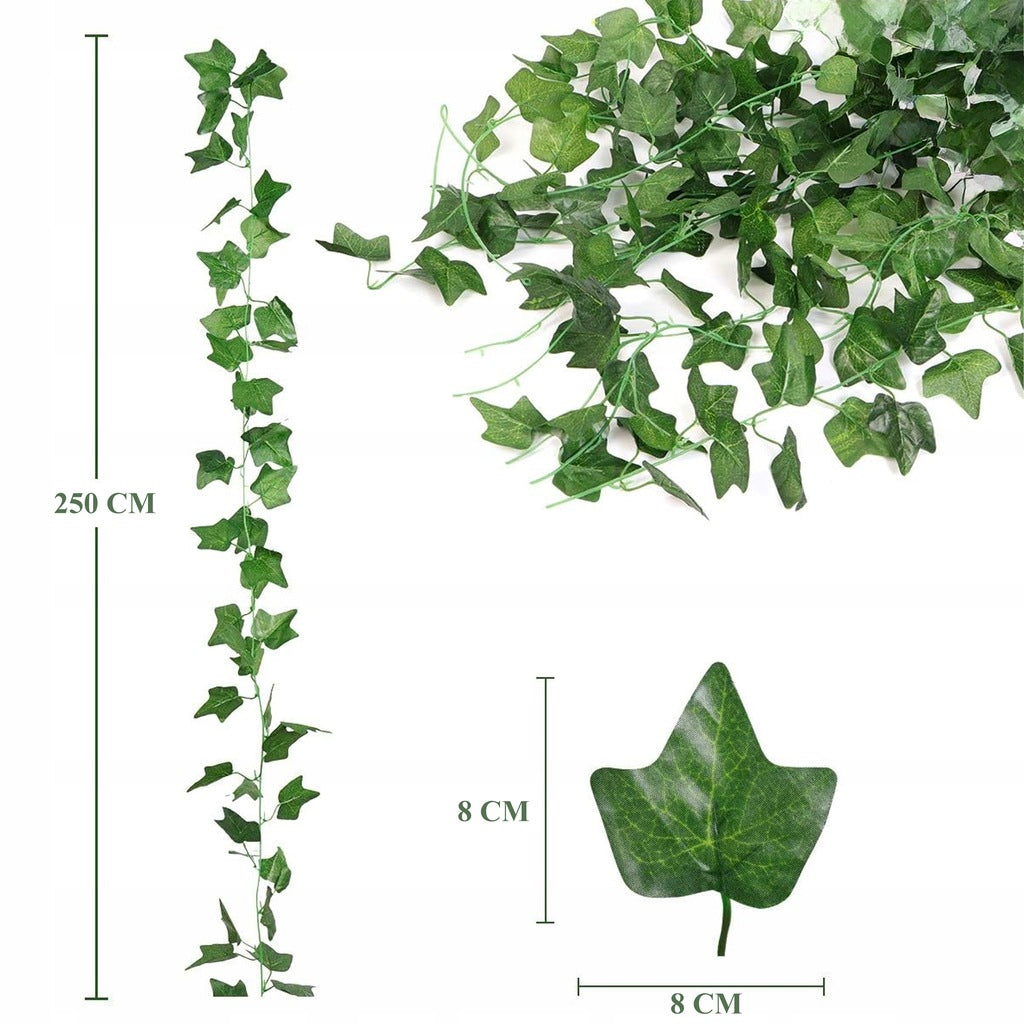 Sztuczny bluszcz na ścianę 12,5m 5szt.