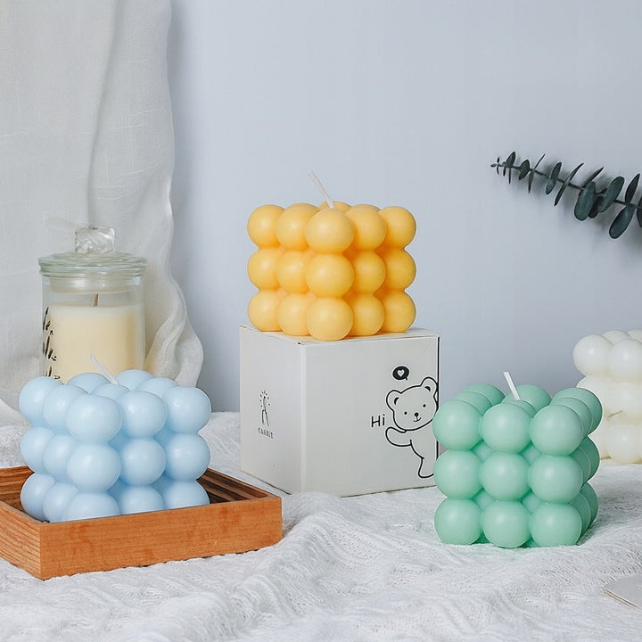 Silikonowa forma do świec bubble cube