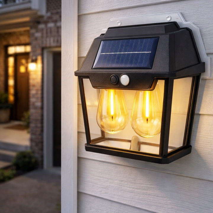 Solarna lampa ogrodowa z czujnikiem ruchu 1800 mAh
