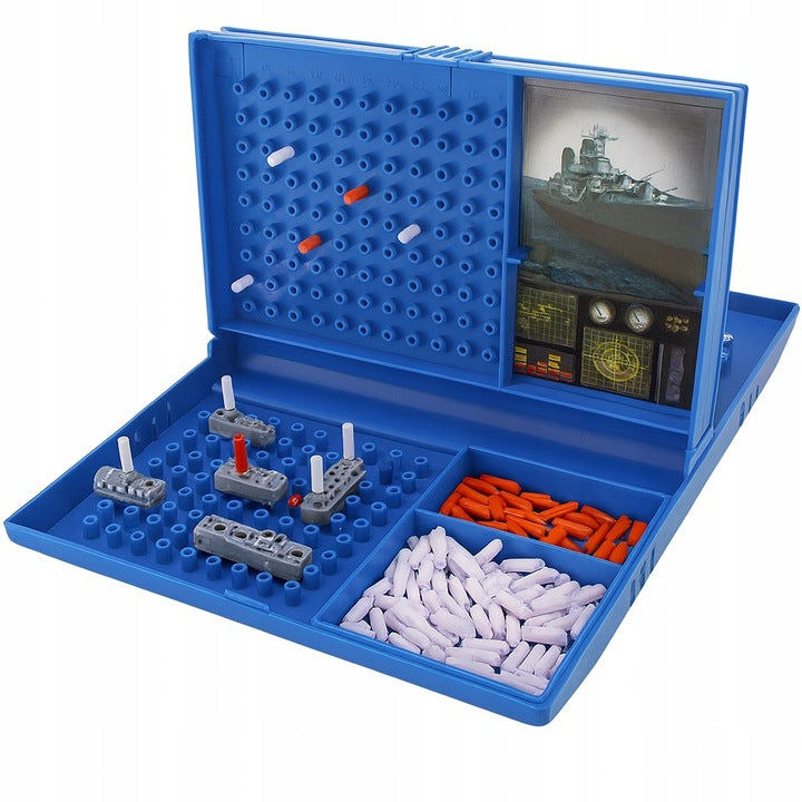 Strategiczna gra w statki plastikowa