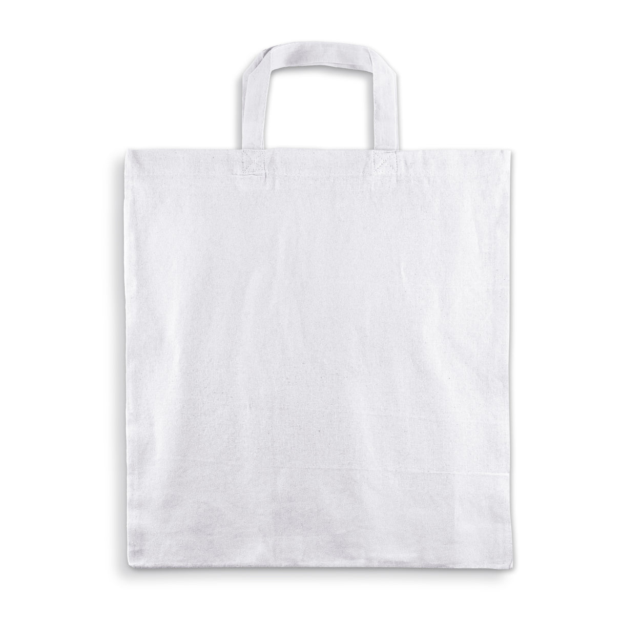 Torba bawełniana z nadrukiem 380x420mm 145g/m2 Biała Krótkie ucho