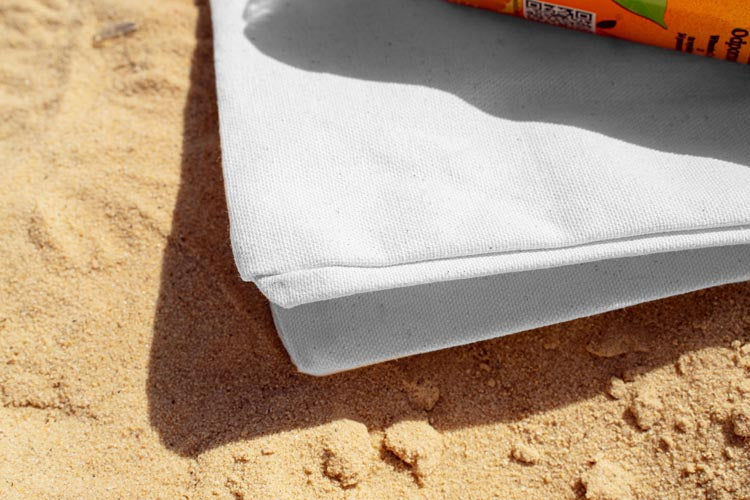 Torba bawełniana 380x80x80x420mm Biała Uchwyt: 70cm