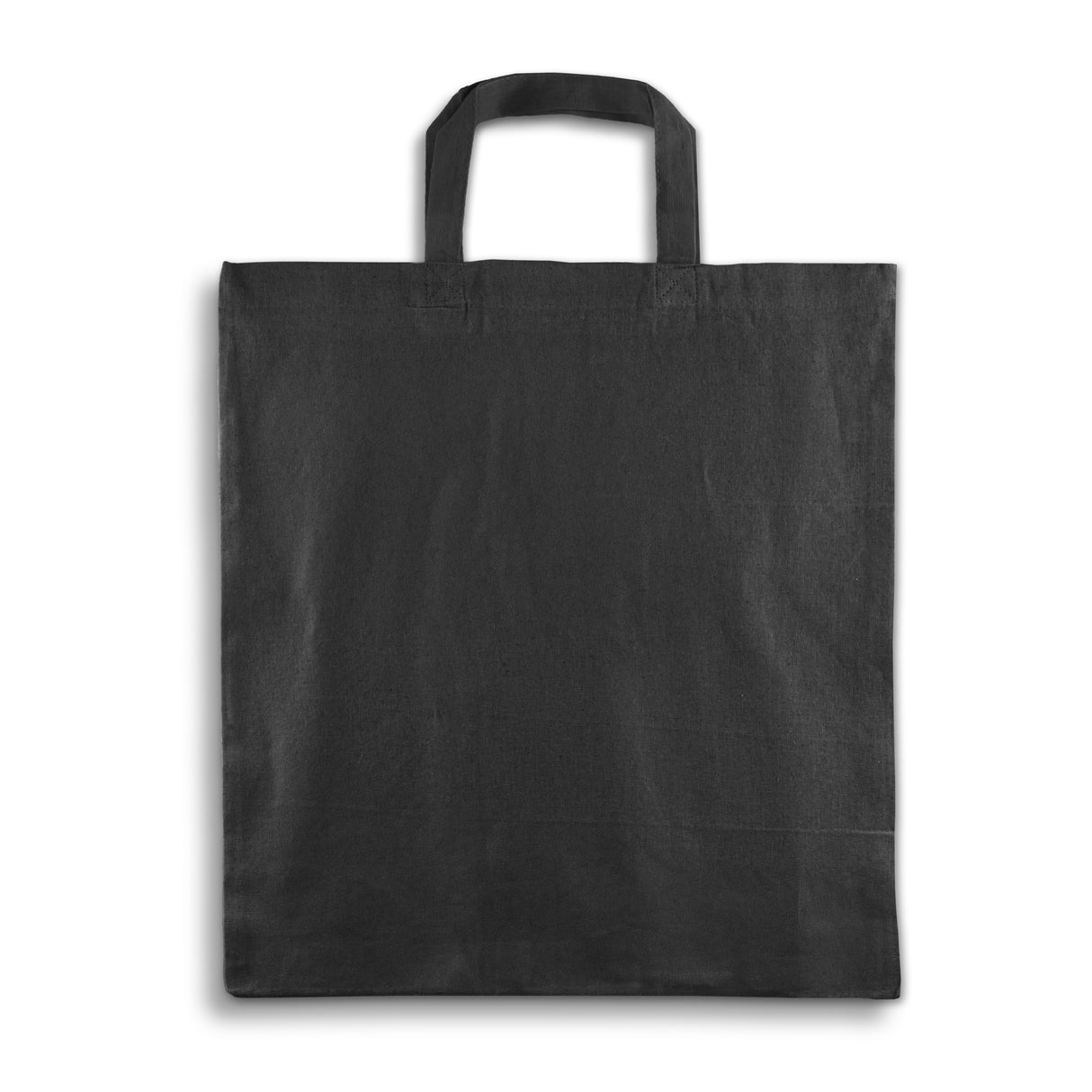 Torba bawełniana 380x420mm Czarna Uchwyt: 35 cm