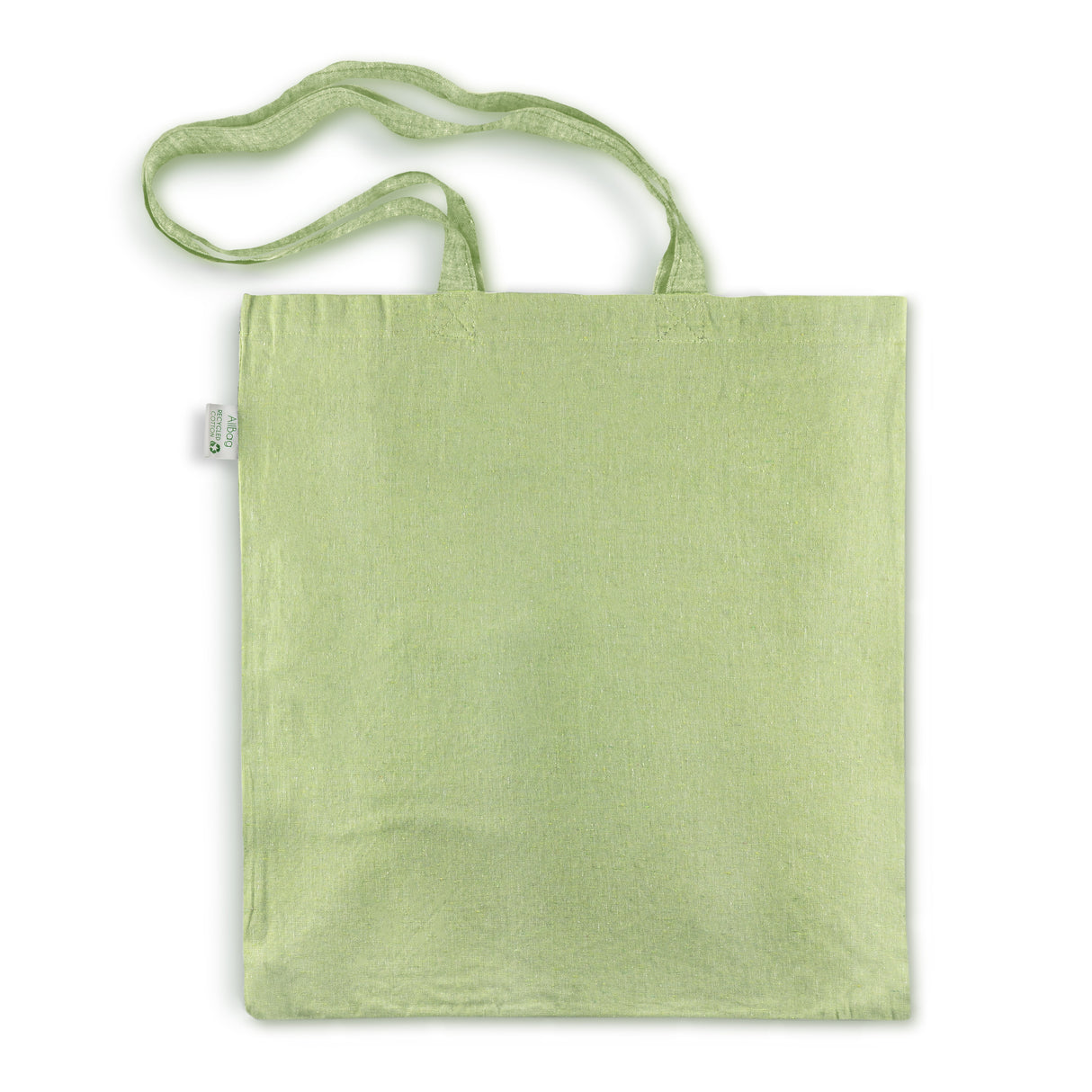 Torba bawełniana 380x420mm Zielona Uchwyt: 70cm