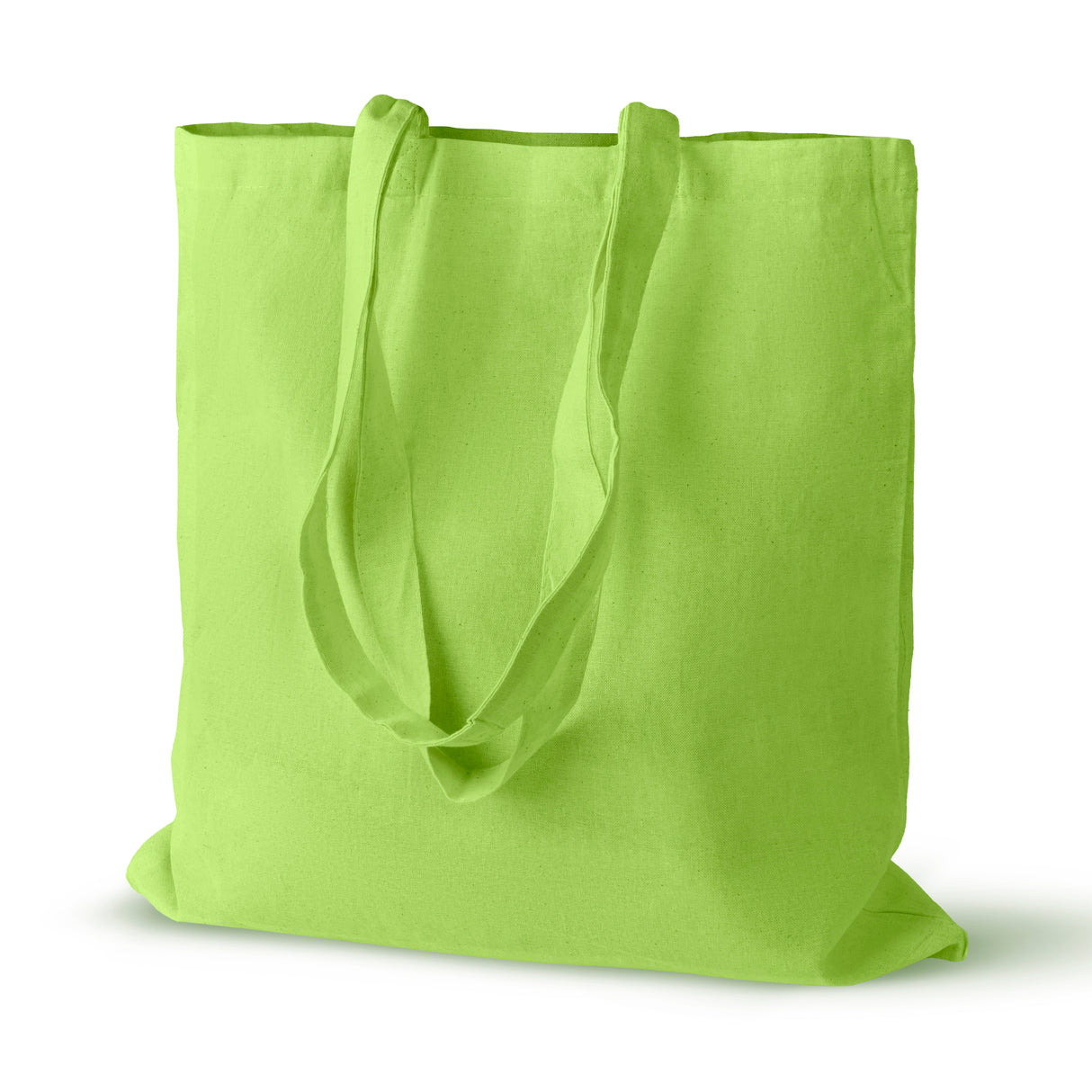 Torba bawełniana 380x420mm Jasnozielona Uchwyt: 70cm