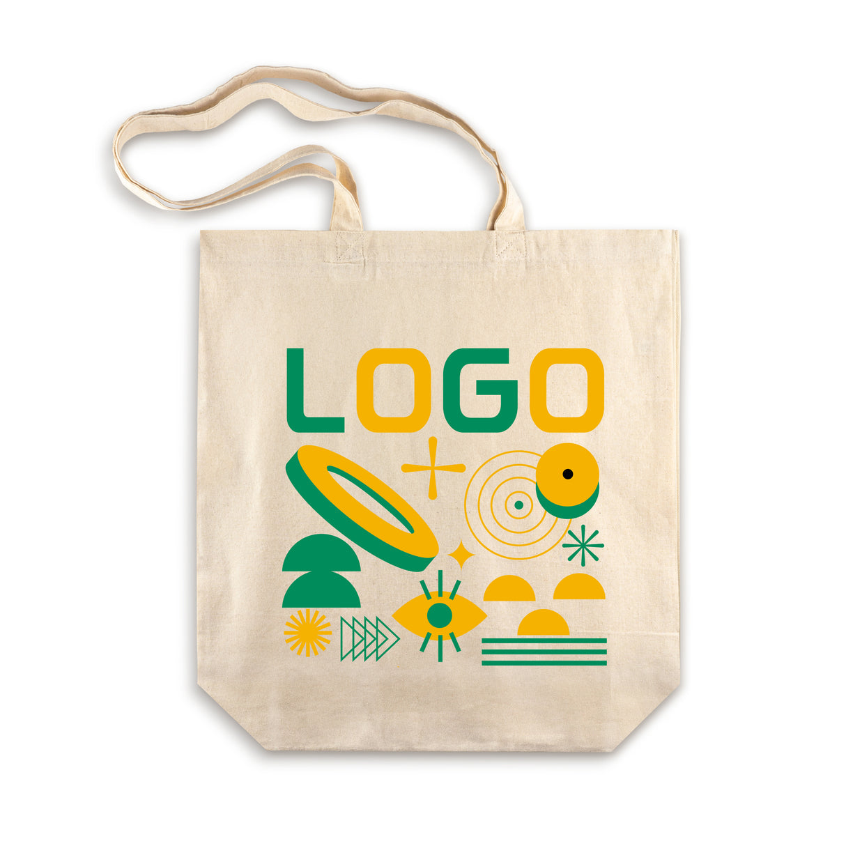 Torba bawełniana z własnym nadrukiem 380x80x420mm ecru 145g/m2