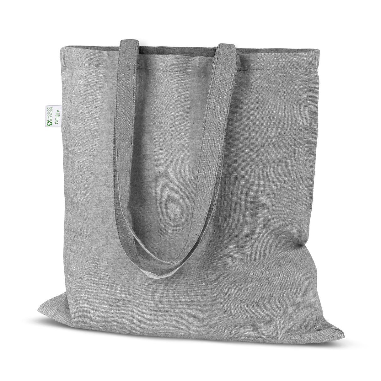 Torba bawełniana 380x420mm Szara melanżowa Uchwyt: 70cm