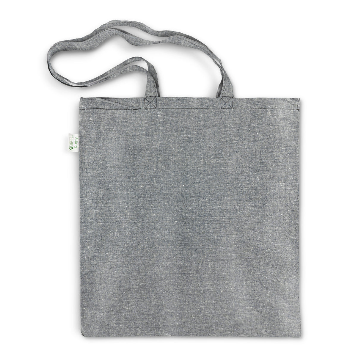 Torba bawełniana 380x420mm Szara melanżowa Uchwyt: 70cm