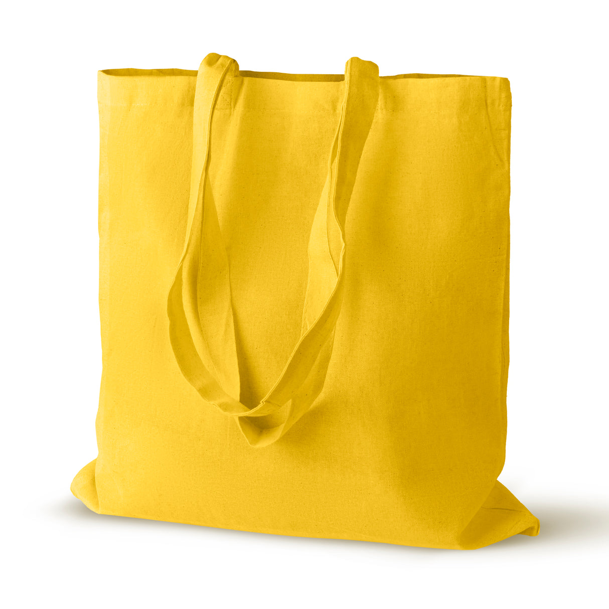 Torba bawełniana 380x420mm Żółta Uchwyt: 70 cm