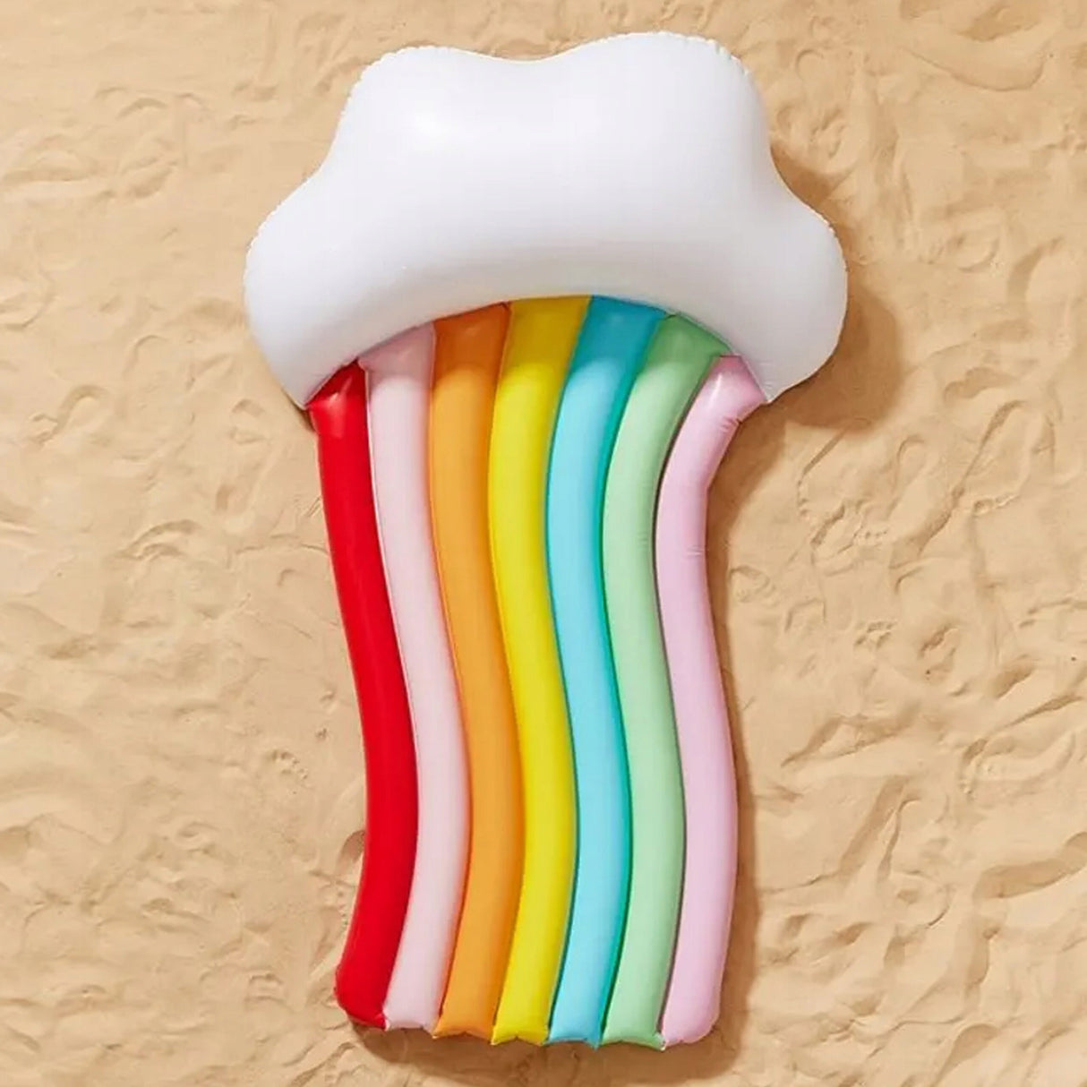 Materac do Pływania Tęcza Kolorowy