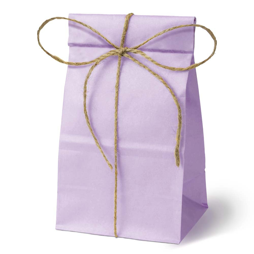 Torba papierowa klockowa 100x70x280mm Fioletowa