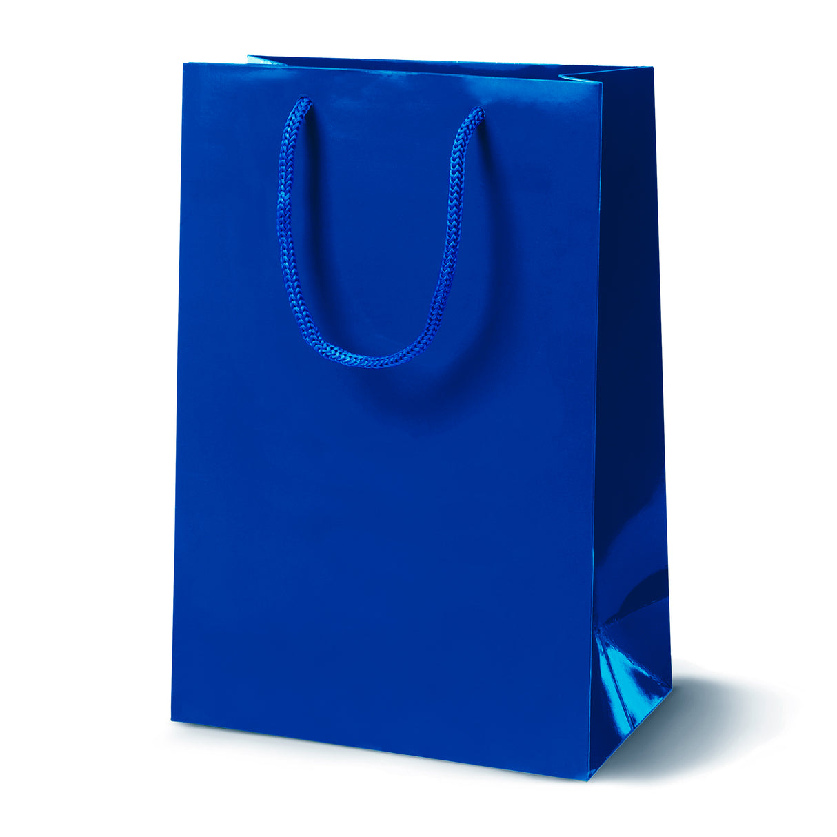 Torba laminowana z uchwytem sznurkowym 240x90x320mm Granatowa