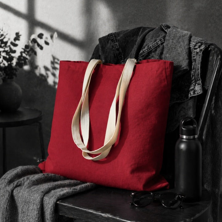 Torba Bawełniana 380x420mm Bordowa