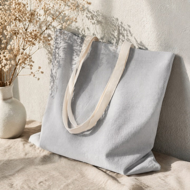 Torba Bawełniana 380x420mm Popielata