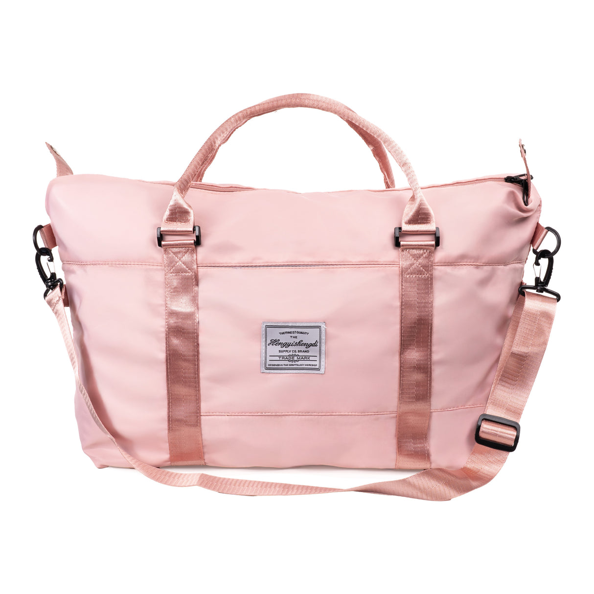 Duża torba podróżna 45 × 14 × 34 cm Różowa