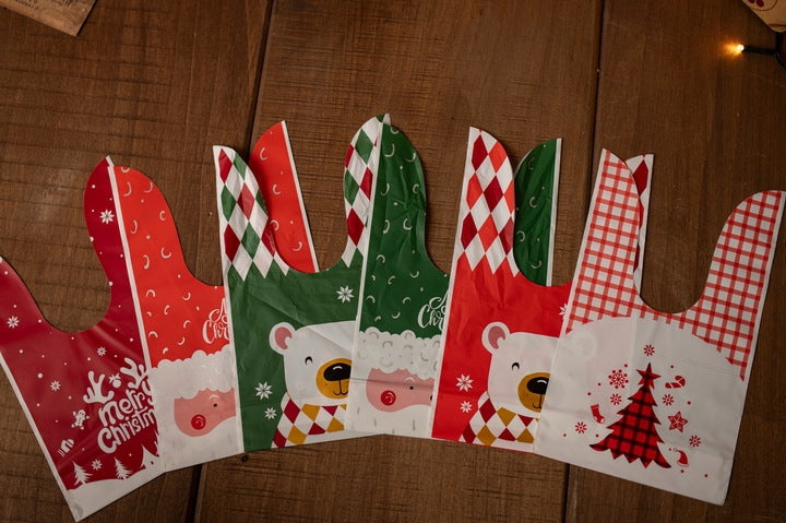 Świąteczne woreczki na prezenty 12szt.