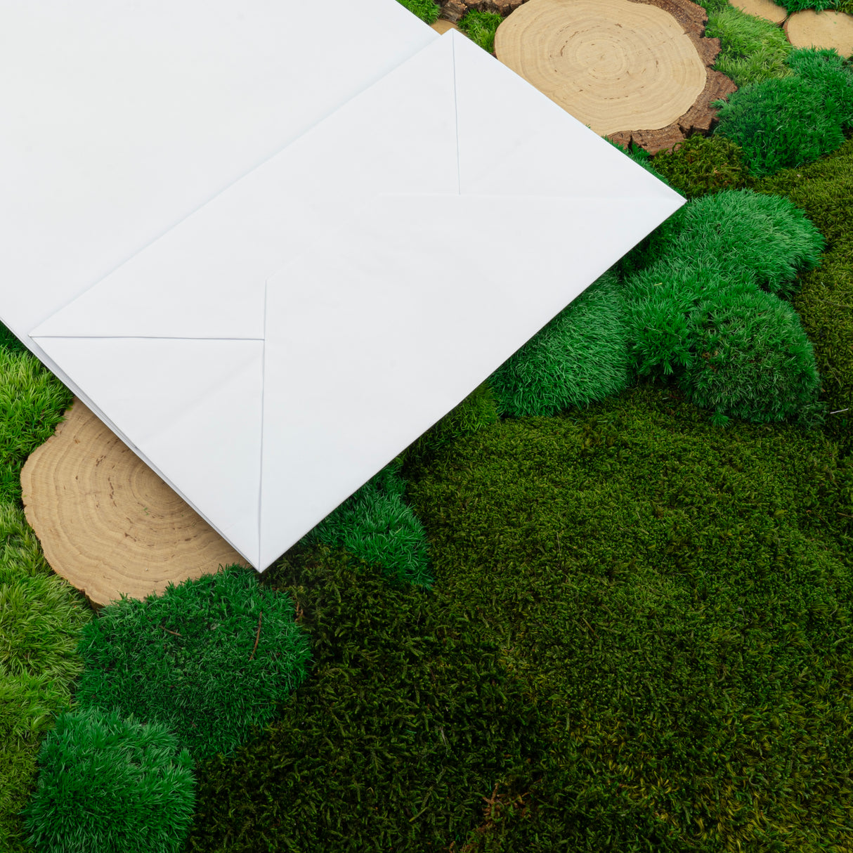 Torba papierowa z uchwytem skręcanym 320x120x410mm Biała