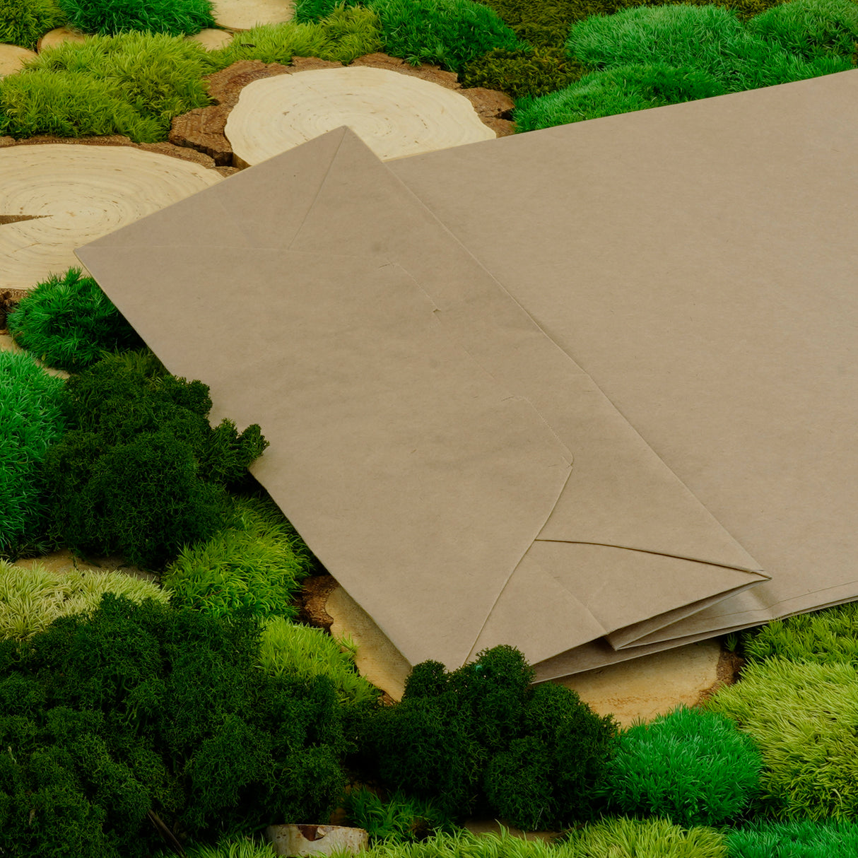 Torba papierowa z uchwytem skręcanym 320x120x410mm Brązowa