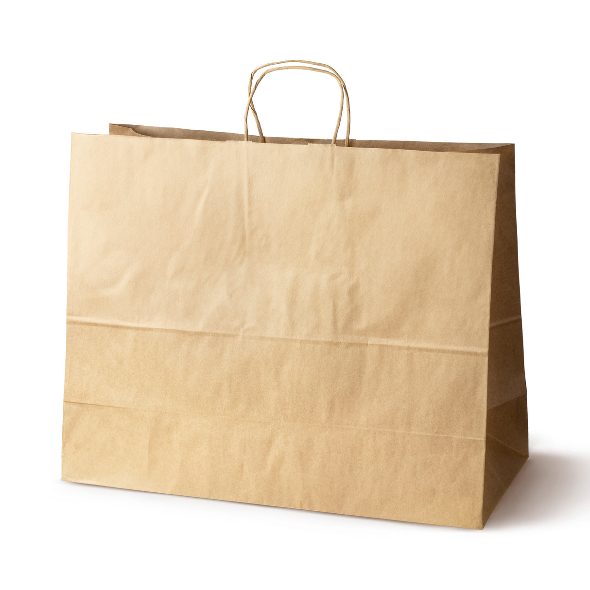 Torba papierowa 500x180x390mm z nadrukiem Brązowa od 50 szt.