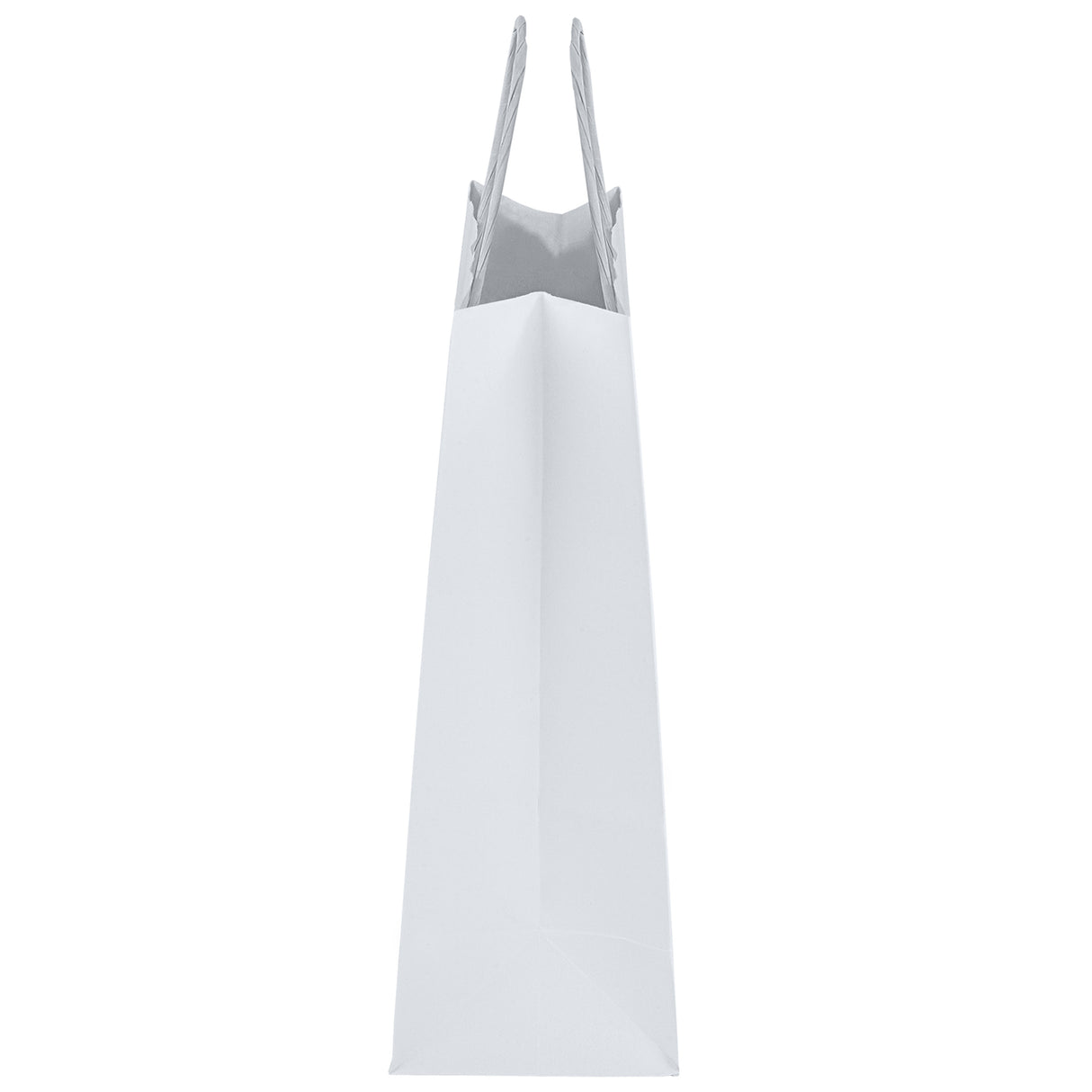 Torba papierowa z uchwytem skręcanym 180x80x225mm Biała