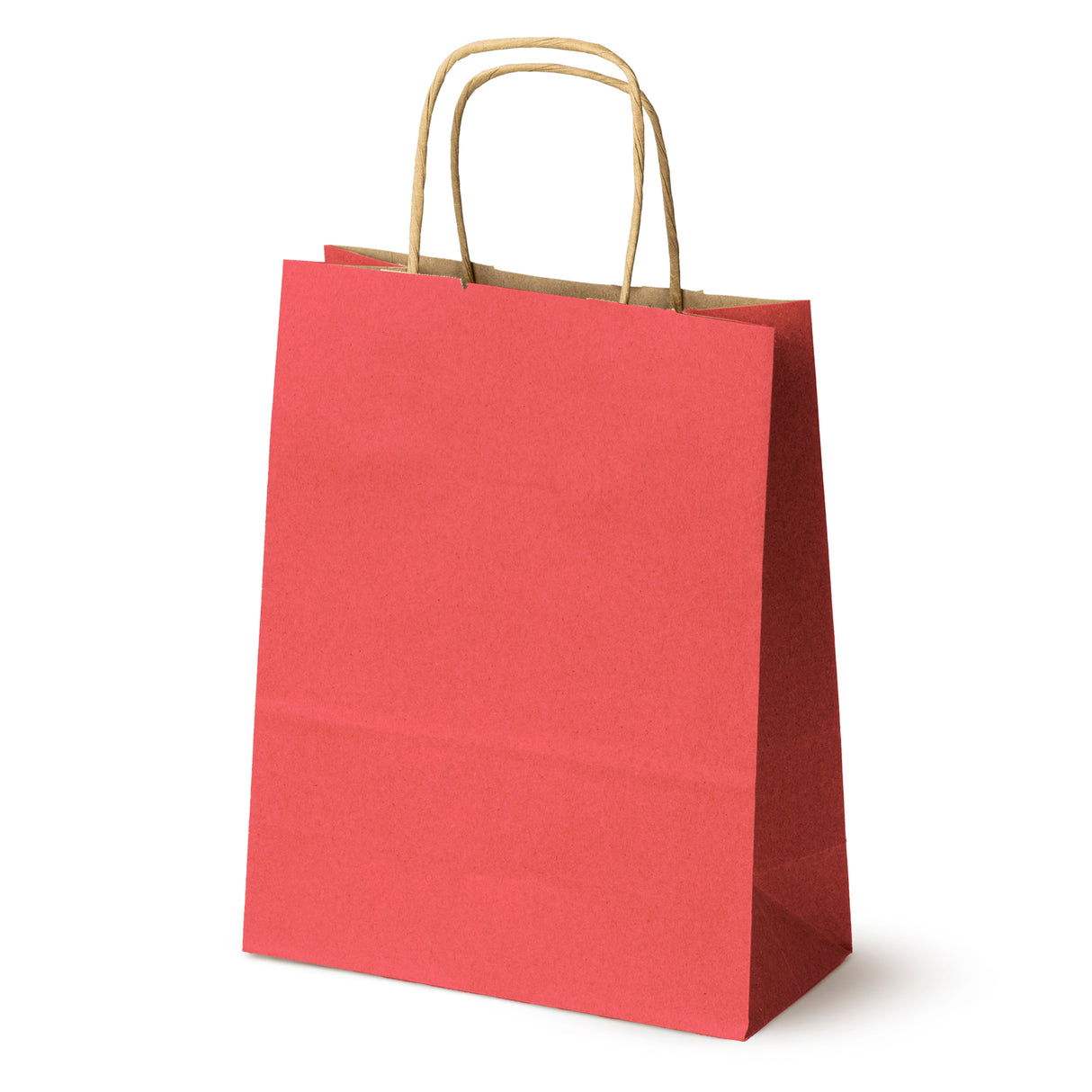 Paper Bag with Twisted Handle 180x80x225mm Red