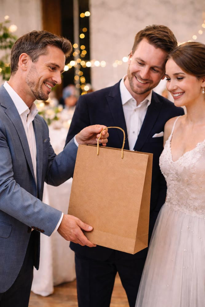 Torba Papierowa ECO Prestige 300x100x400mm Brązowa