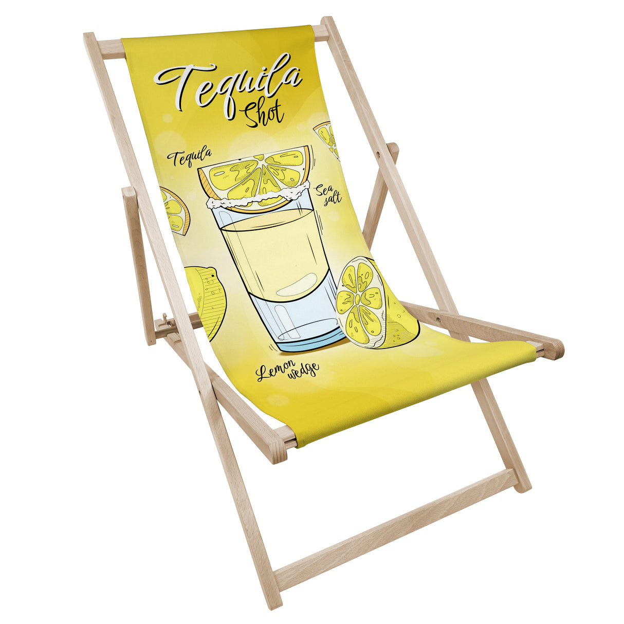 Leżak drewniany Tequila Shot