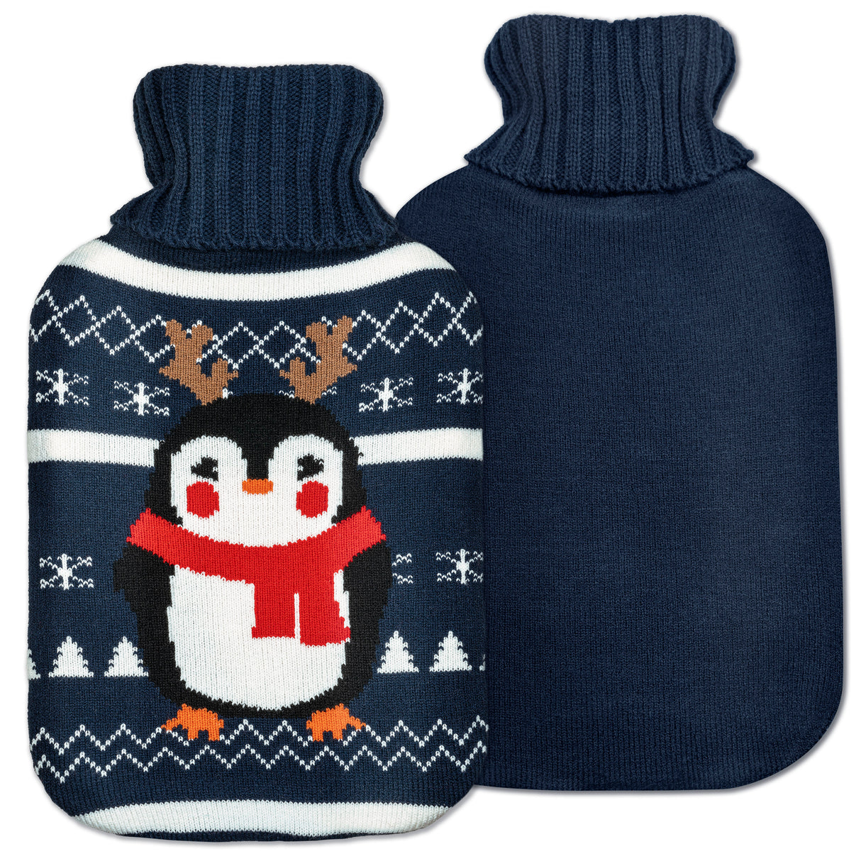 Termofor ogrzewacz granatowy Pingwin