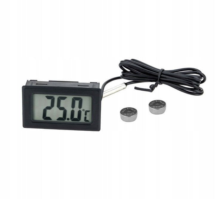 Termometr tablicowy cyfrowy LCD z sondą