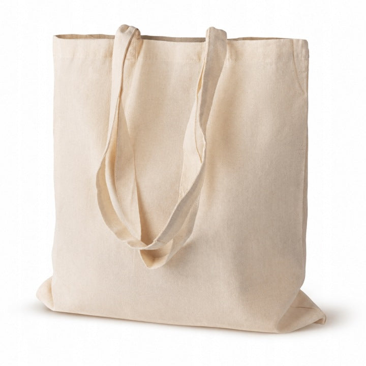 Torba bawełniana 380x420mm z Zieloną Kieszonką Uchwyt: 70 cm