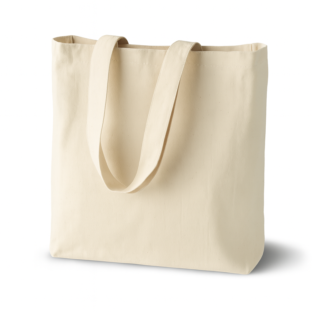 Torba bawełniana 500x160x400mm Ecru Uchwyt: 70cm