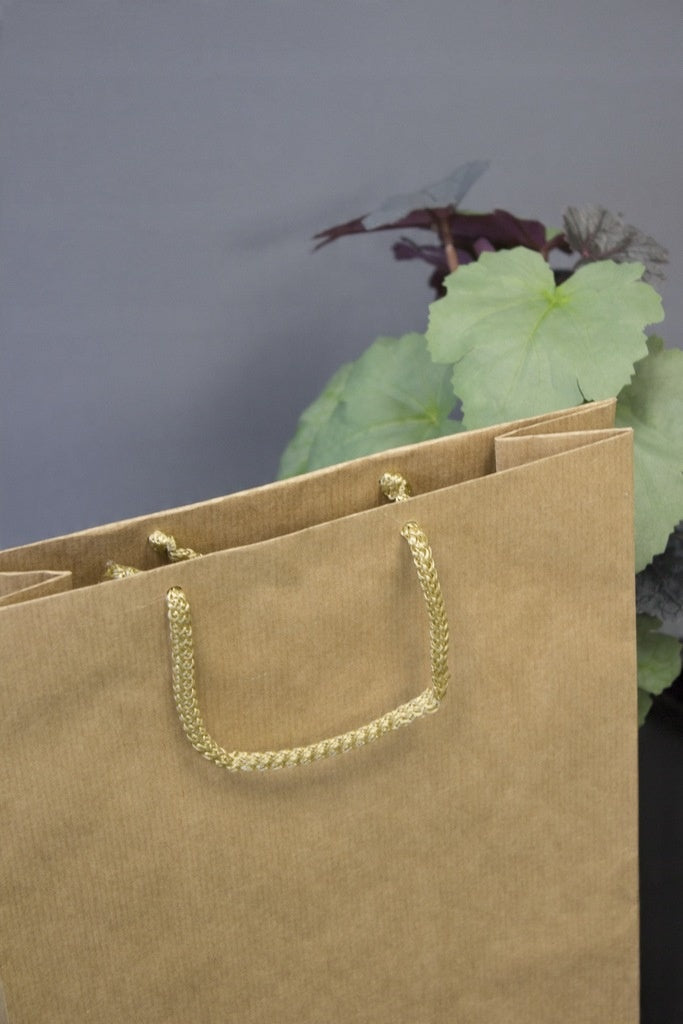 Torba papierowa 240x90x320mm ECO prestige Brązowa