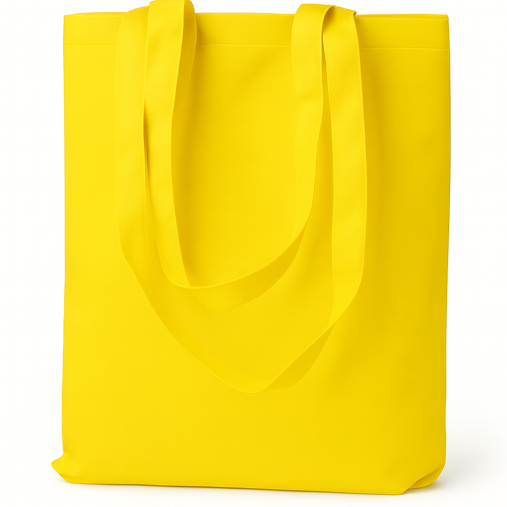 Torba polipropylenowa Żółta 360x420mm Uchwyt: 70cm