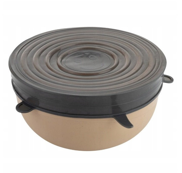 Silikonowe pokrywki UNIWERSALNE do żywności 6szt.