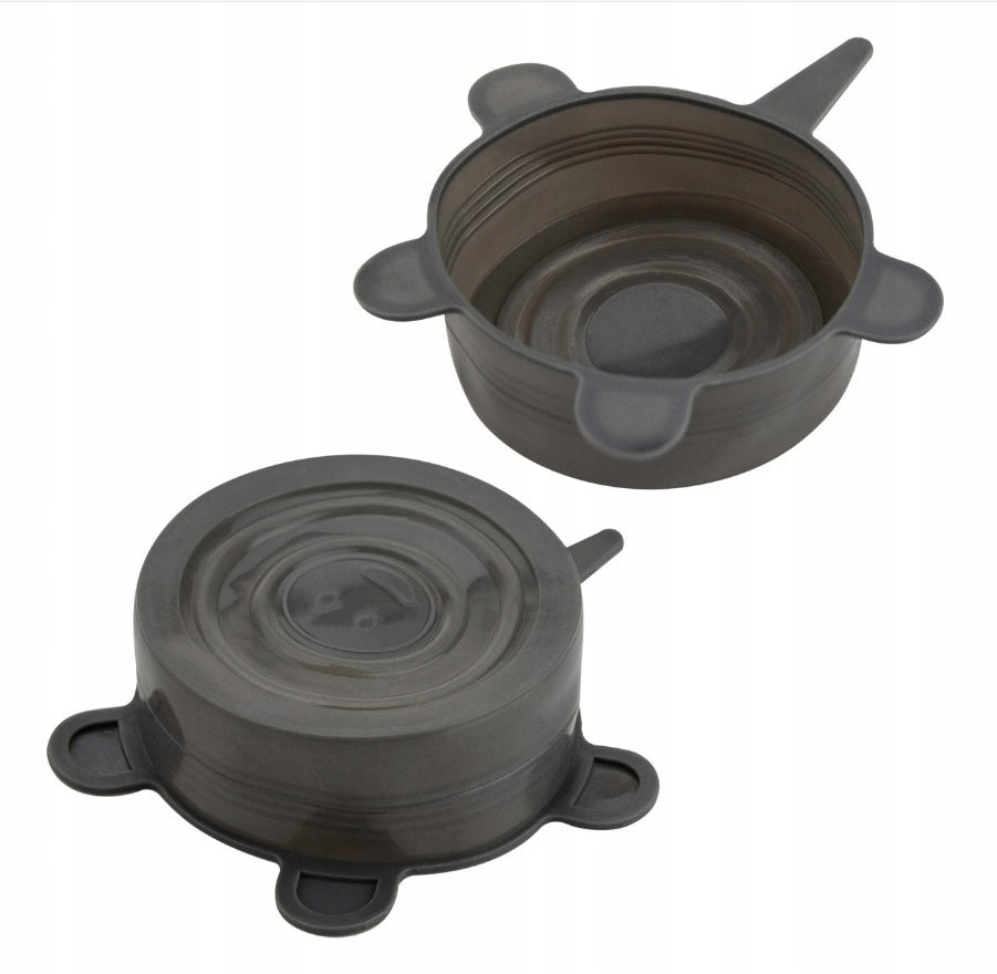 Silikonowe pokrywki UNIWERSALNE do żywności 6szt.