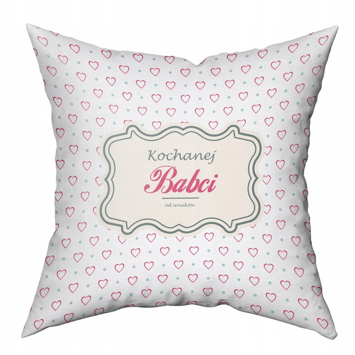 Poduszka na Dzień Babci - Kochanej Babci Prezent na Dzień Babci