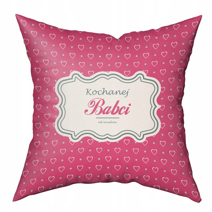 Poduszka na Dzień Babci - Kochanej Babci Prezent na Dzień Babci