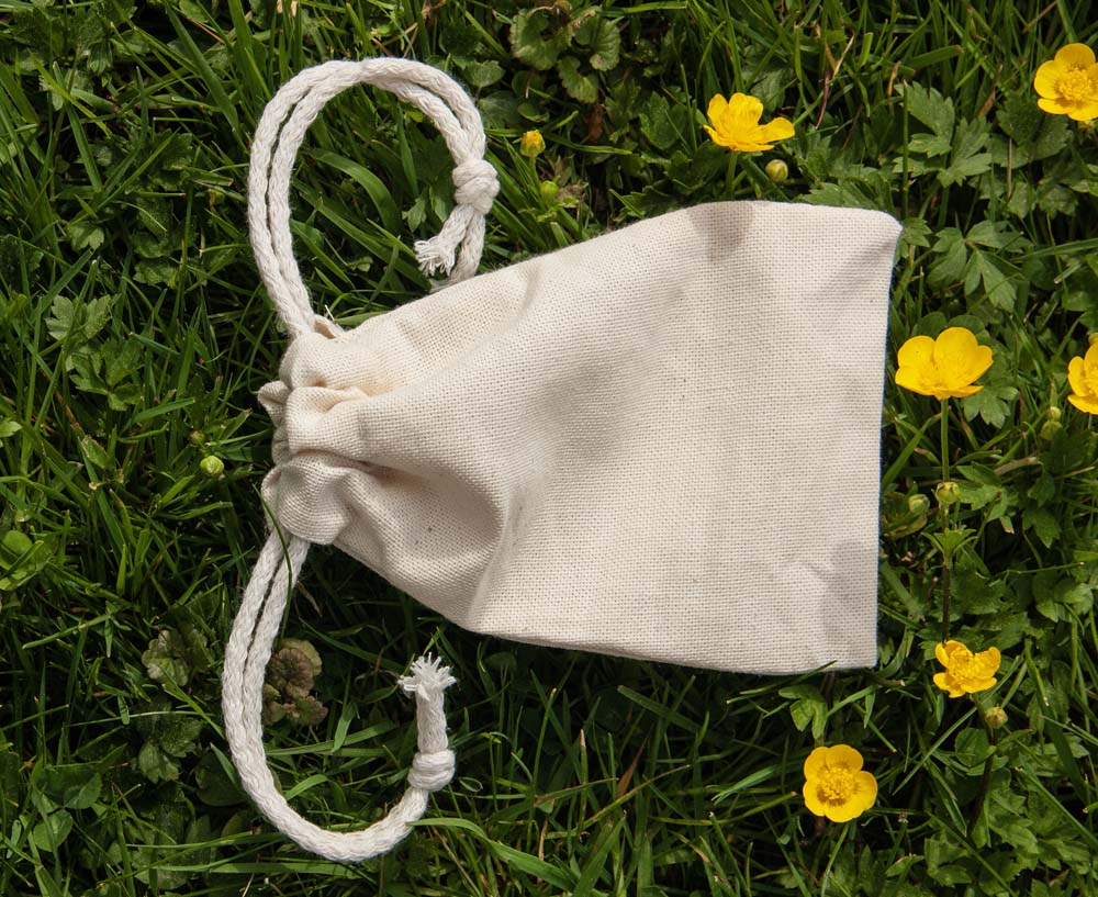 Worek bawełniany 100x150mm Ecru