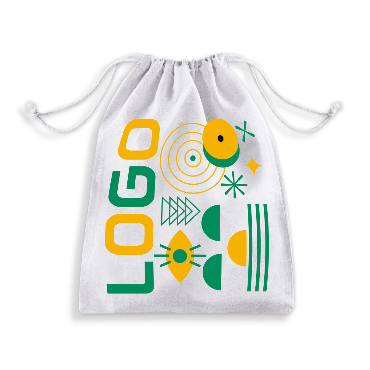 Worek bawełniany z nadrukiem 250x300mm Biały od 50szt.