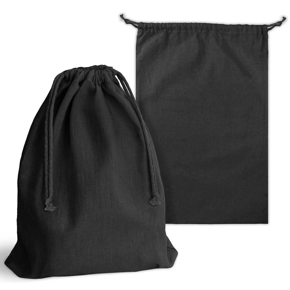 Worek bawełniany Czarny 30x40cm