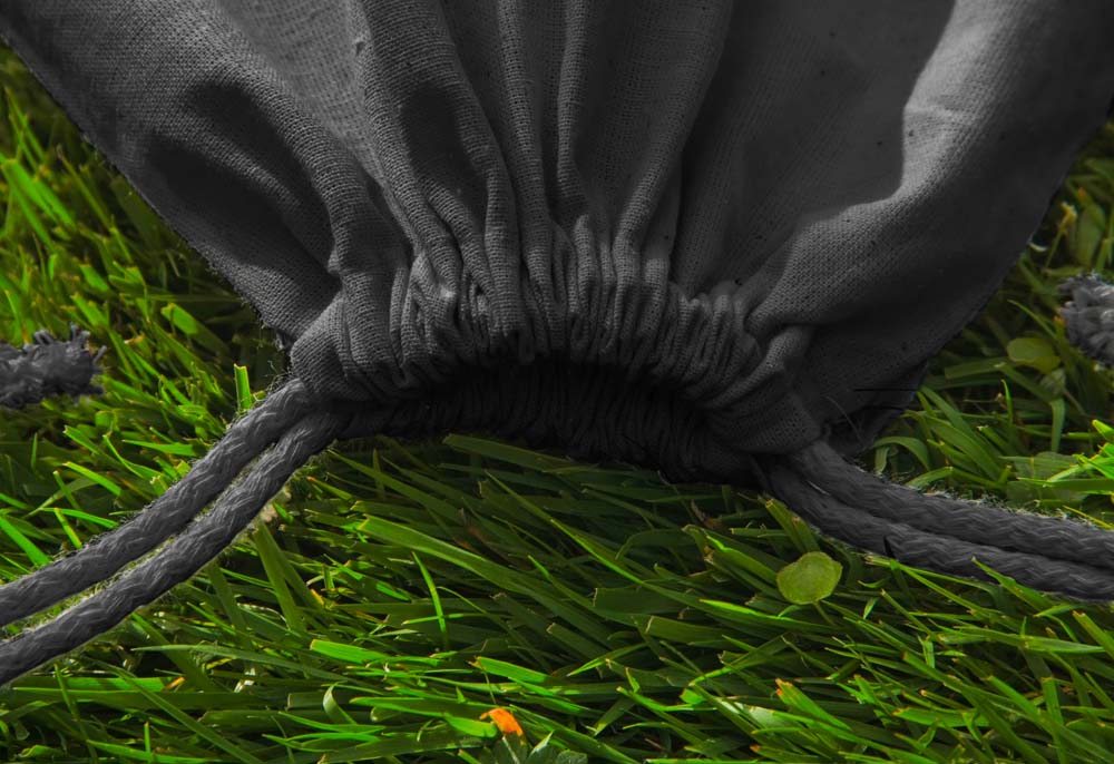 Worek bawełniany Czarny 30x40cm